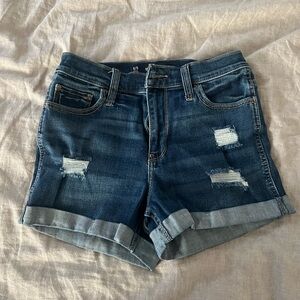 Hollister high waisted denim shorts